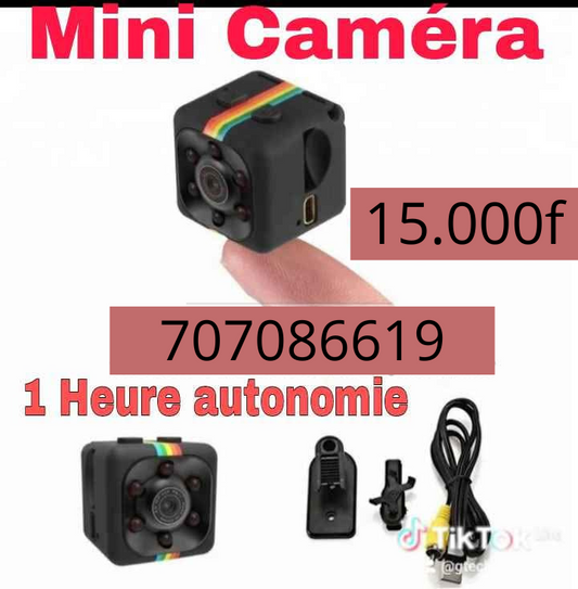 Caméra de Surveillance Portable – 1h d’Autonomie